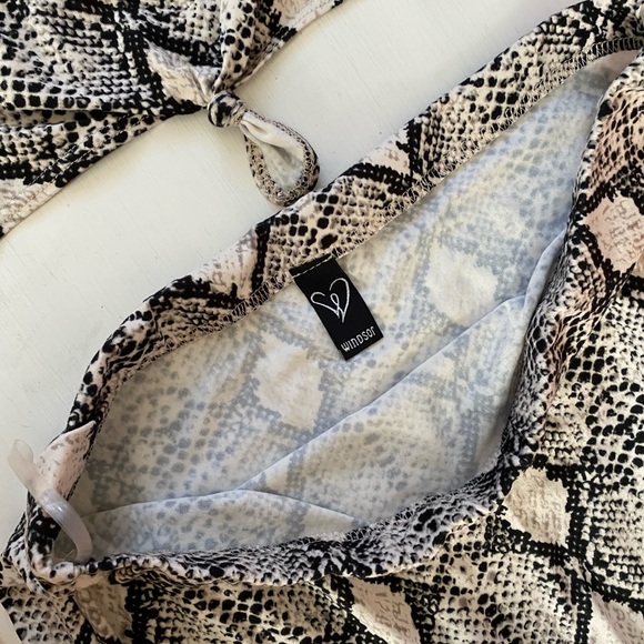 Snake Print Two-Piece - Picture 4 of 8